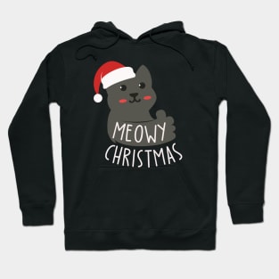 Christmas cat - meowy christmas Hoodie